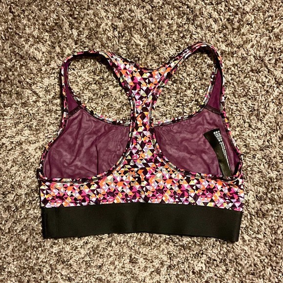3- Victoria's Secret Sport Women's The Player Racerback Sport Bra Size S Multi - Picture 7 of 9
